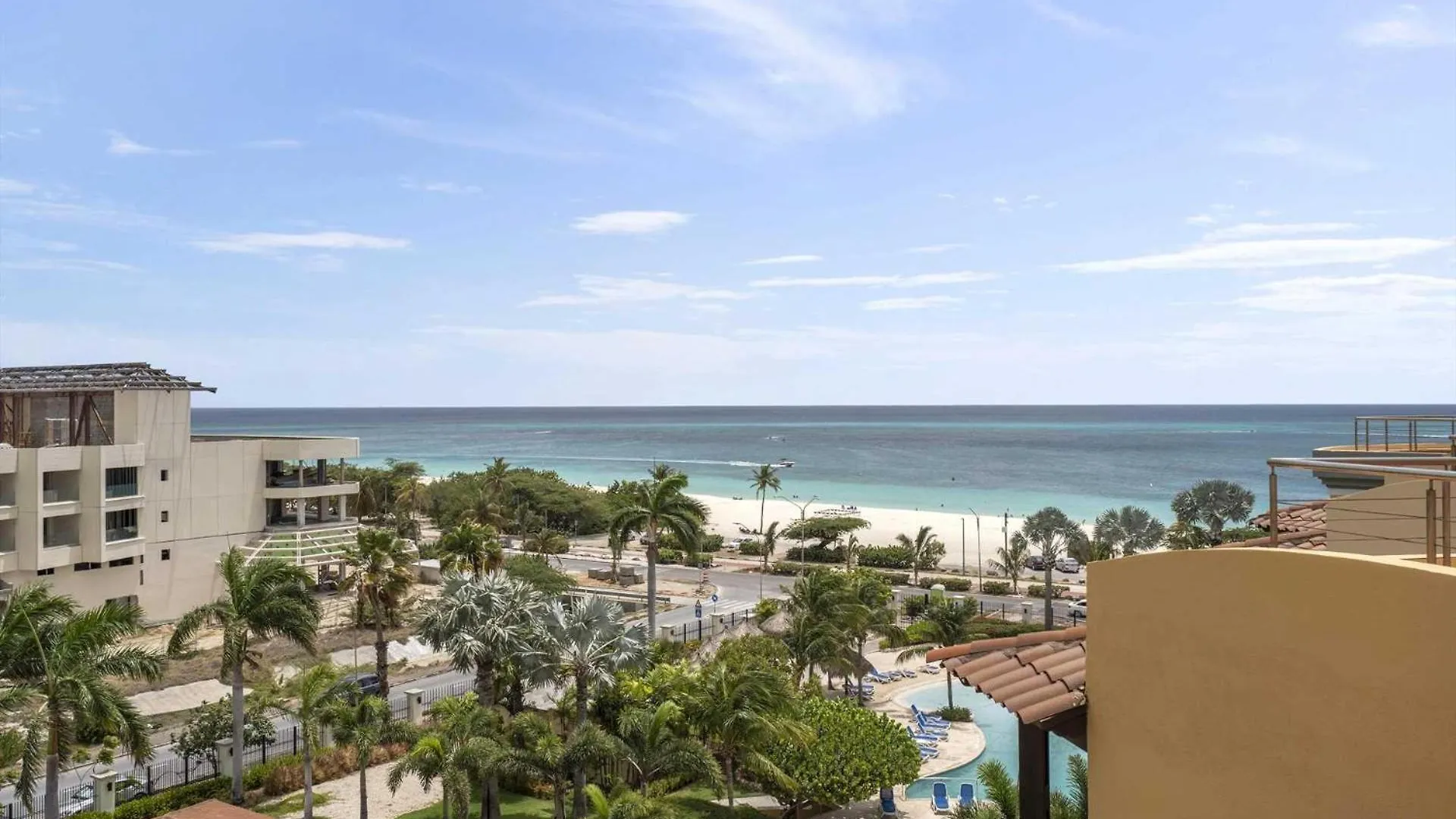 度假居 Beachfront -Bella Vista Penthouse 2Br Condo - E523 棕榈滩 阿鲁巴岛